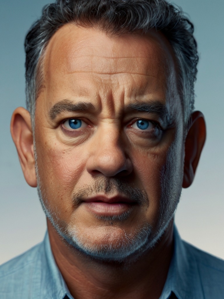 Tom Hanks, virtual actor, producer, director AI character