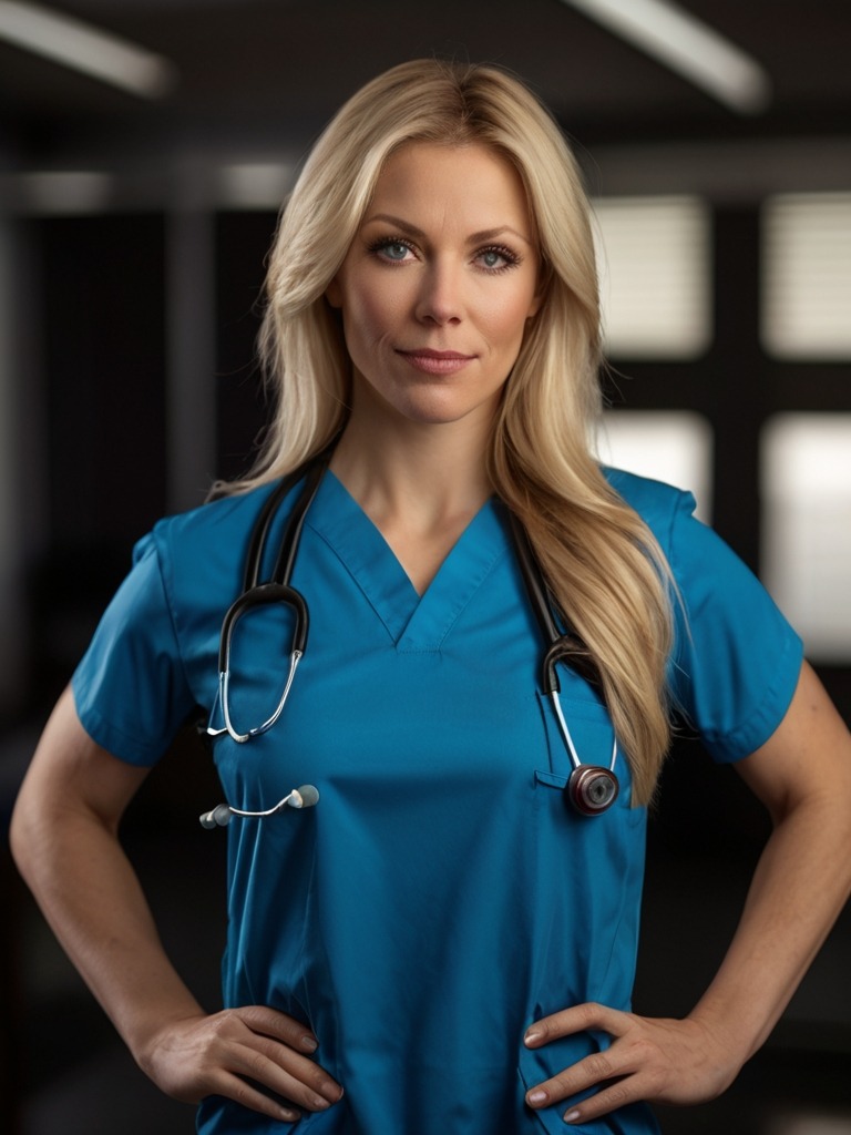 Jena Grimes, virtual doctor AI character &mdash; cover image 3