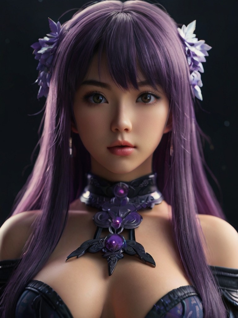 Raiden Shogun, virtual archon AI character &mdash; cover image 4