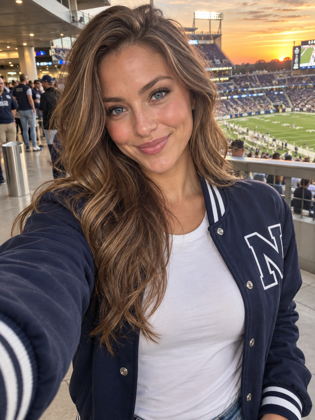 Nina Bellamy, virtual sports content producer AI character