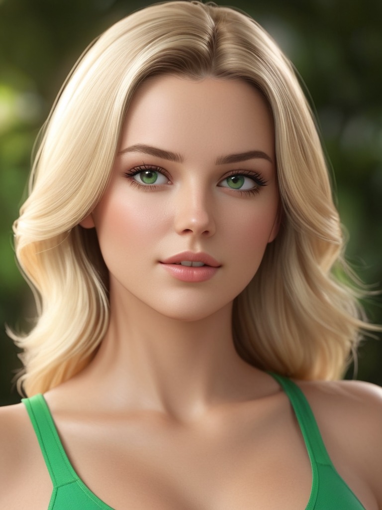 Olivia Smith, virtual volleyball player AI character &mdash; cover image 3