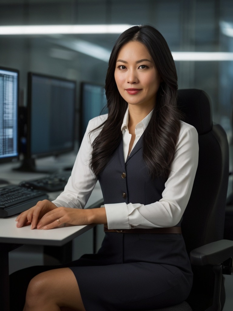 Giovanna Vandervort, virtual data scientist AI character