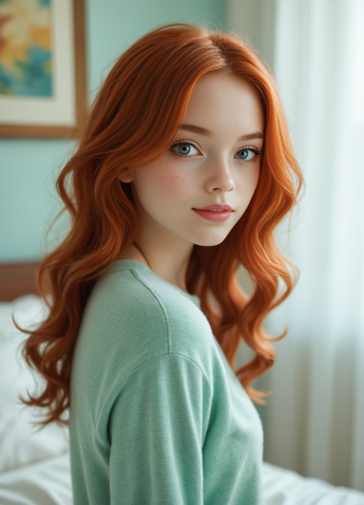 Scarlett Finch, playful boutique creative director AI character