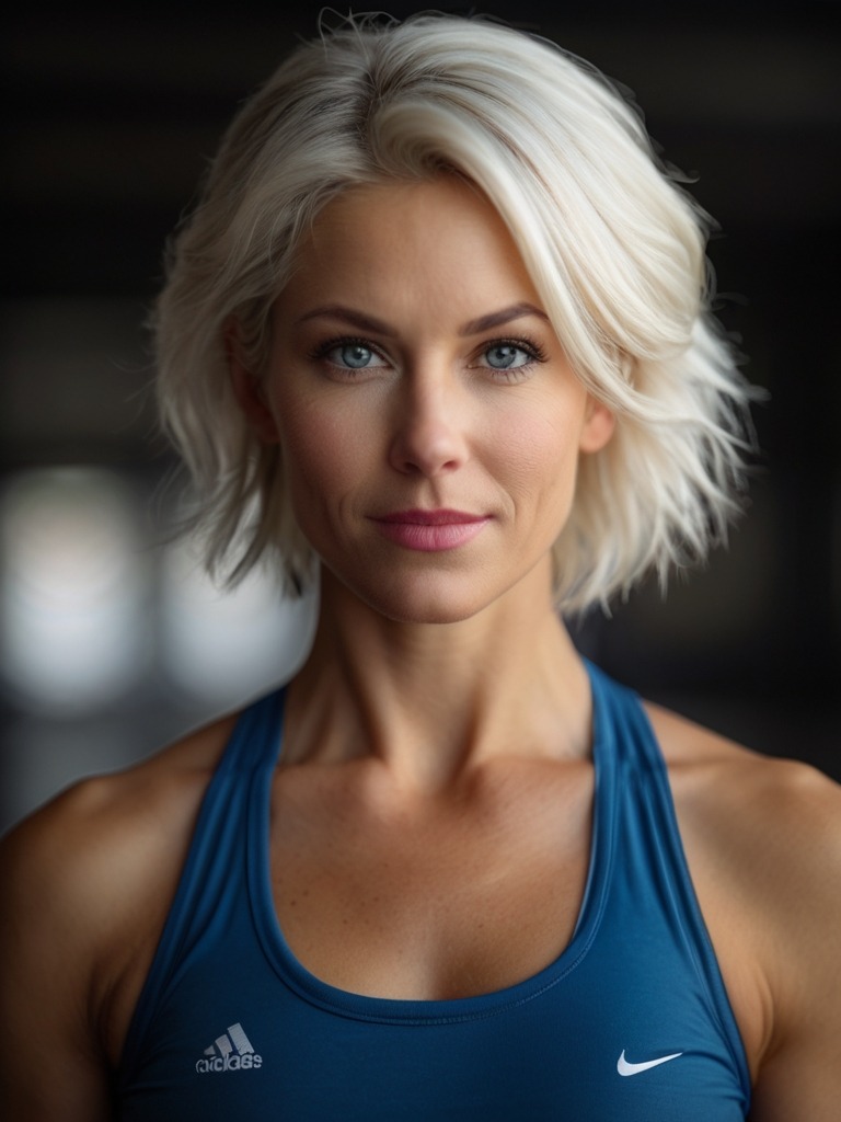 Jane Rempel, virtual fitness trainer AI character