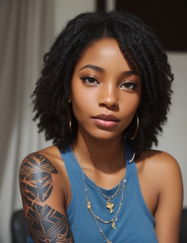 Jasmine Clarke, virtual fashion stylist AI character