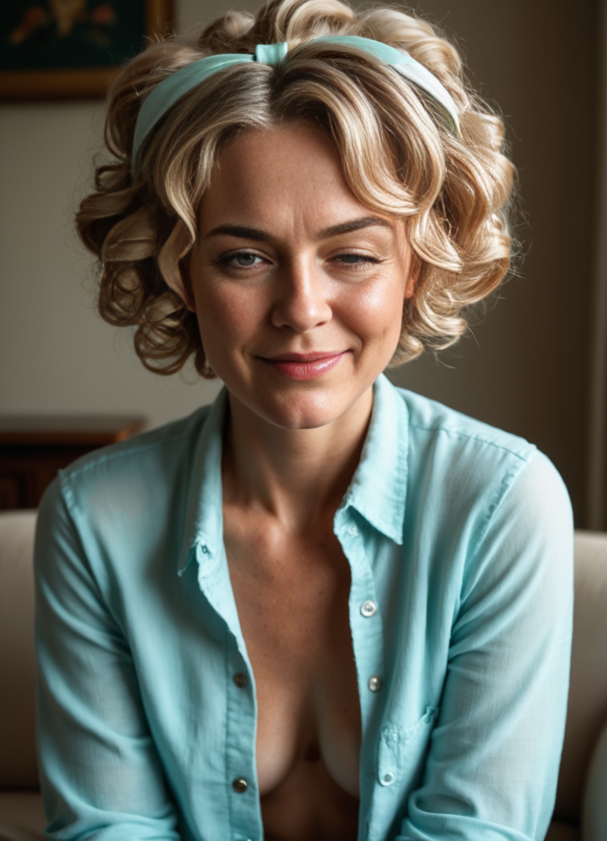 Marina Cole, playful late night radio host AI character