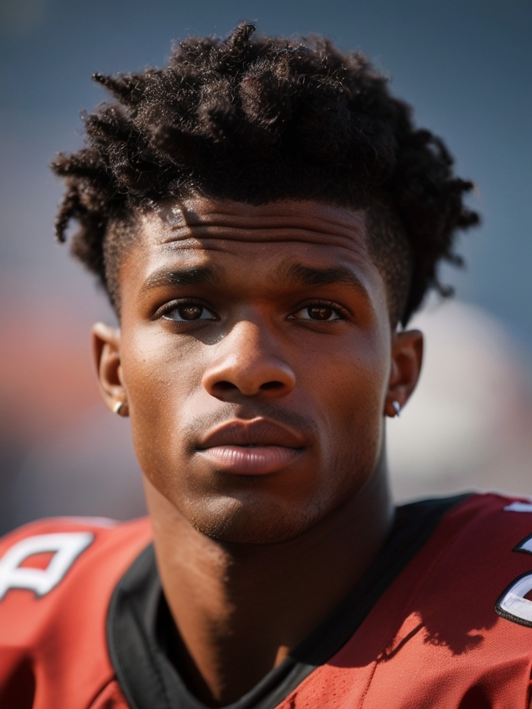 Lamar Jackson, virtual athlete AI character