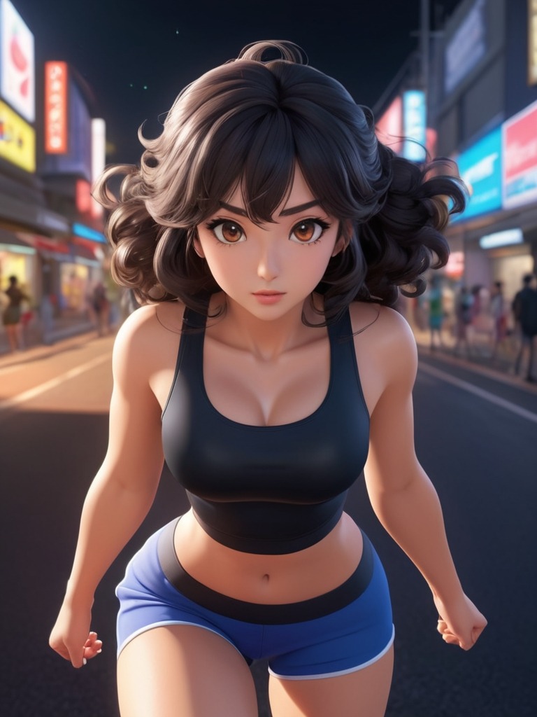Serena Bigbooty, virtual fitness coach AI character &mdash; cover image 4