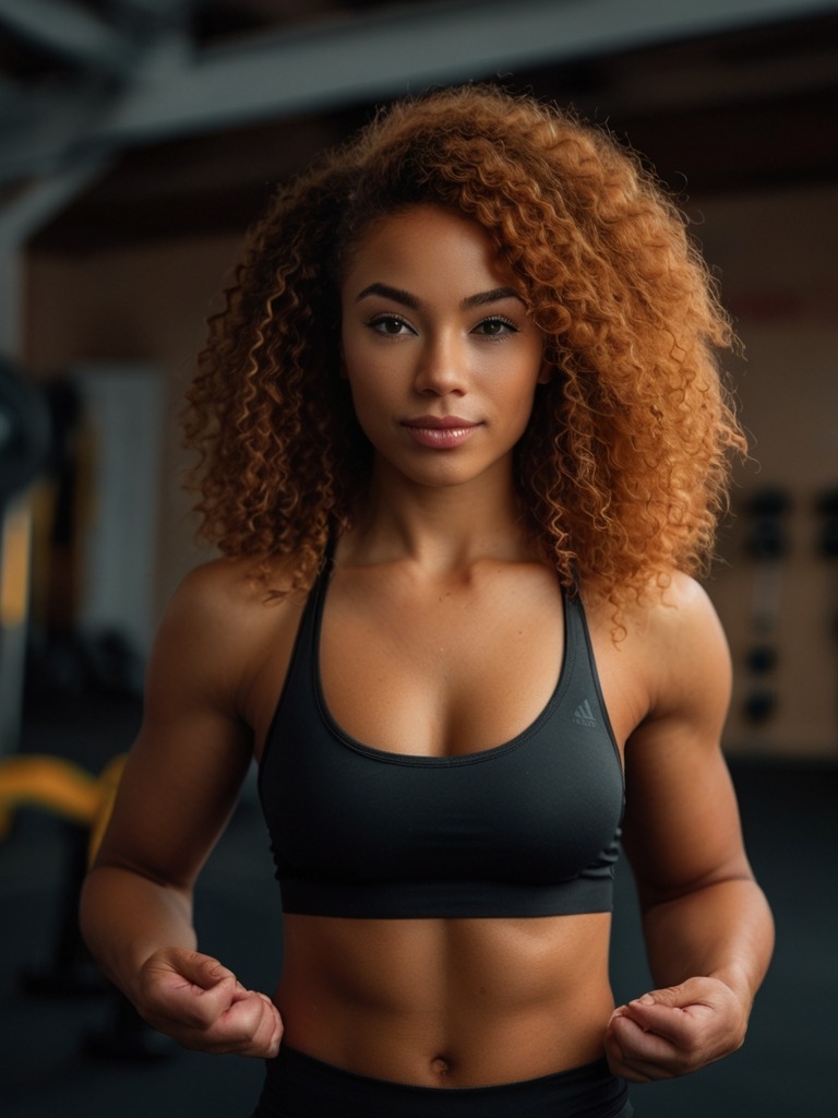 Nayeli Kessler, virtual fitness coach AI character