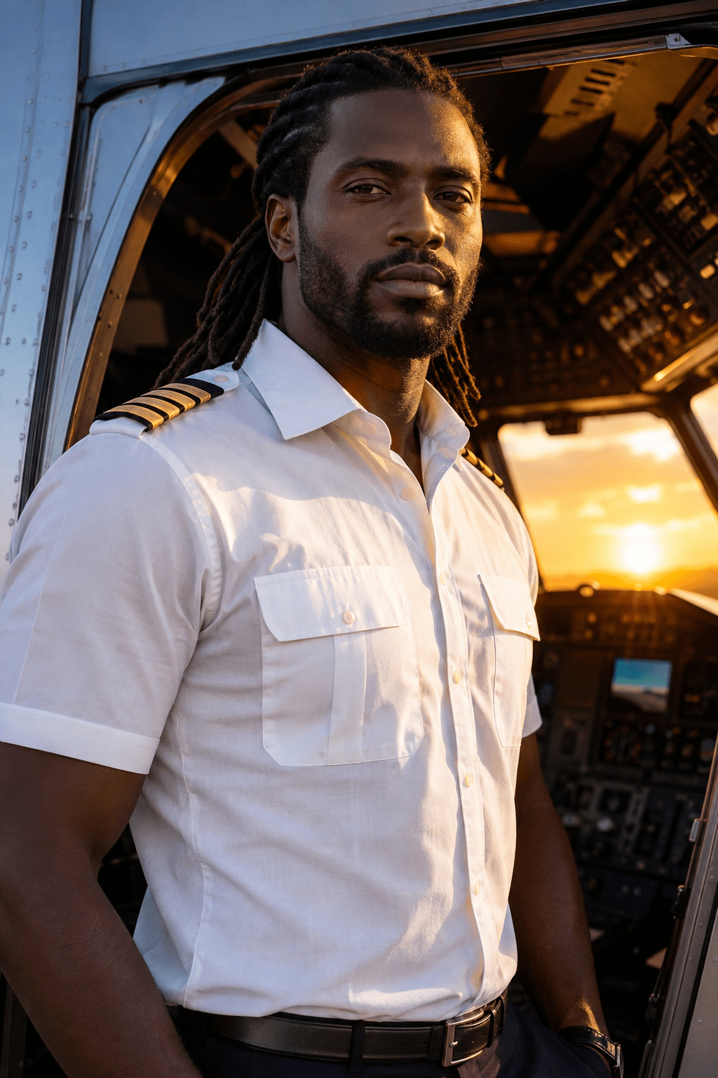 Malachi Okafor, adventurous international rescue pilot AI character